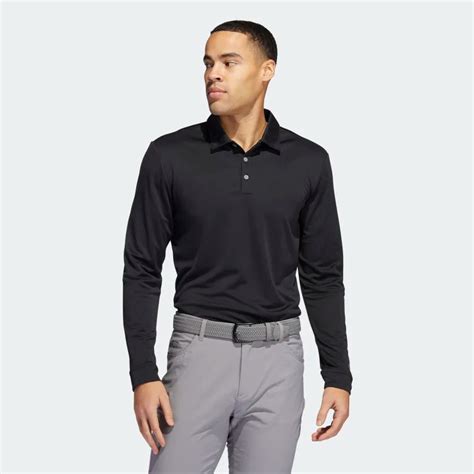 adidas polo co5e schwarz schwarz polyester|Adidas long sleeve polo.